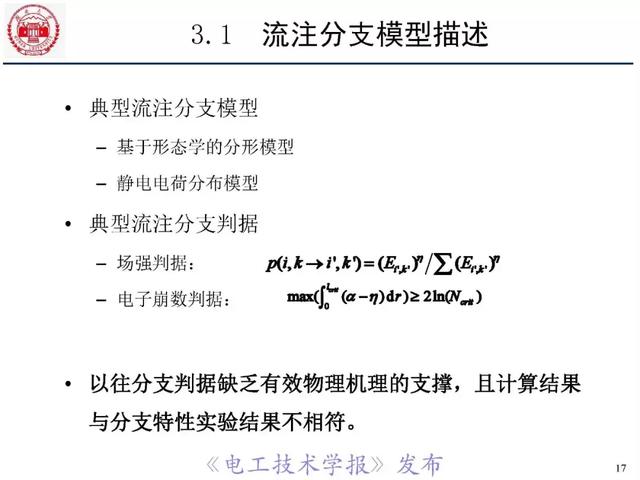 青年学者报告｜湖南大学陈赦：空气间隙流注分支特性及三维模型