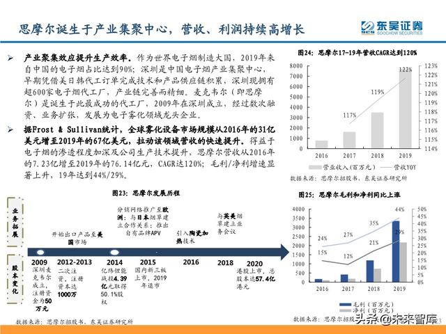 电子烟行业研究及投资策略：从思摩尔看电子烟黄金时代