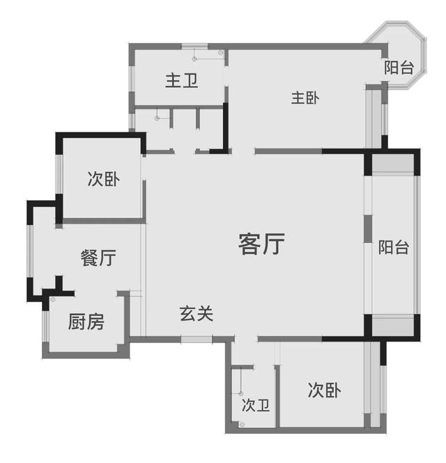 好不容易买套200㎡，她家全留白不显廉价，反而这么高级