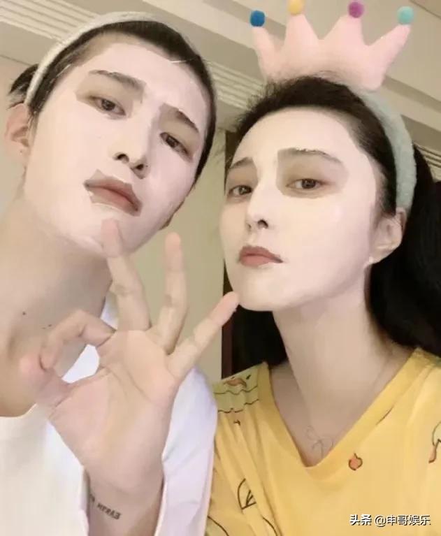 范冰冰罕见晒姐弟合照