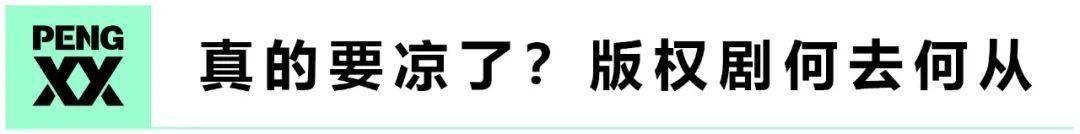 告别「高烧病态」，版权剧何去何从？|「起底」视频平台