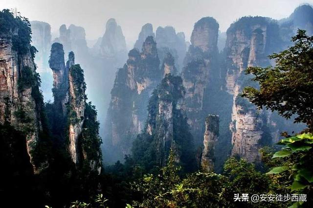 奇峰峻岭交叠的张家界，原来是4大自然风景区合并而成