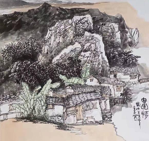 画家刘谨成（刘金成）——放情丘壑 、 刻雾裁风、蔚为壮观