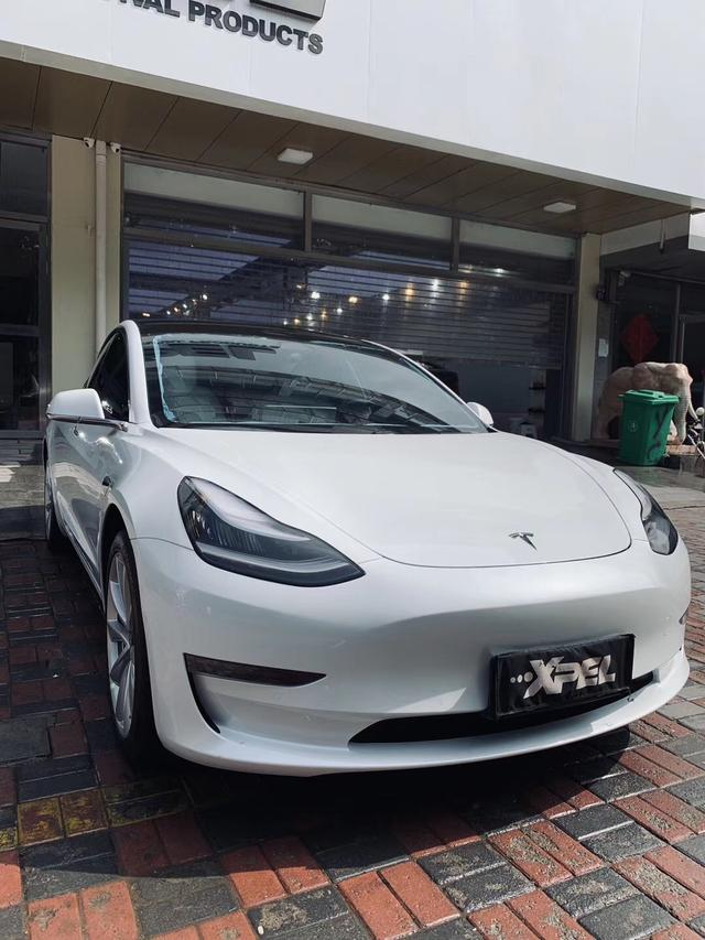 特斯拉model 3漆面保护贴隐形车衣石家庄永诚