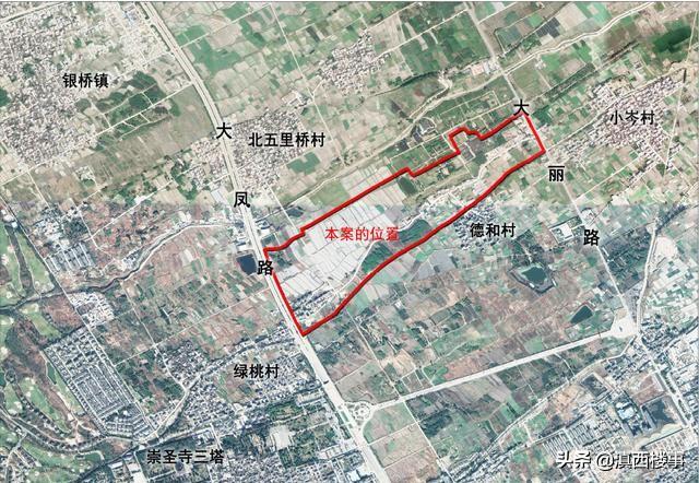 “1806”小镇银桥地块区位图