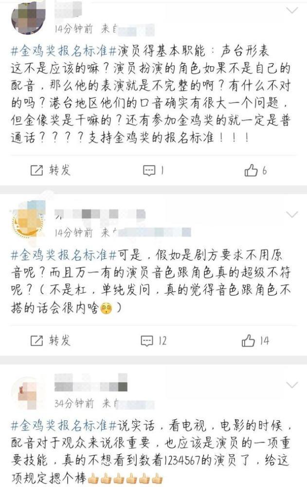 金鸡奖公布评选标准！新增规定引热议，表演类