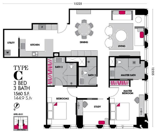 吉隆坡市中心比邻双子塔豪宅现房公寓丨The Residences 丽阳豪庭