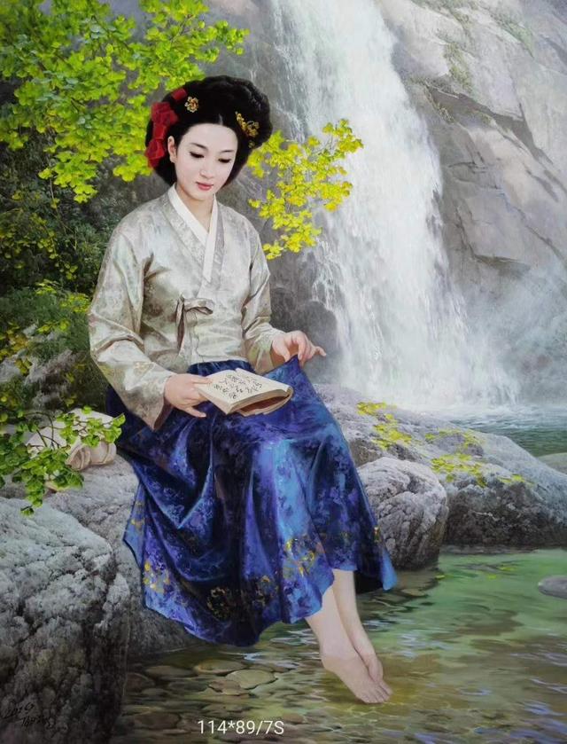 朝鲜写实人物唯美油画赏析(二)