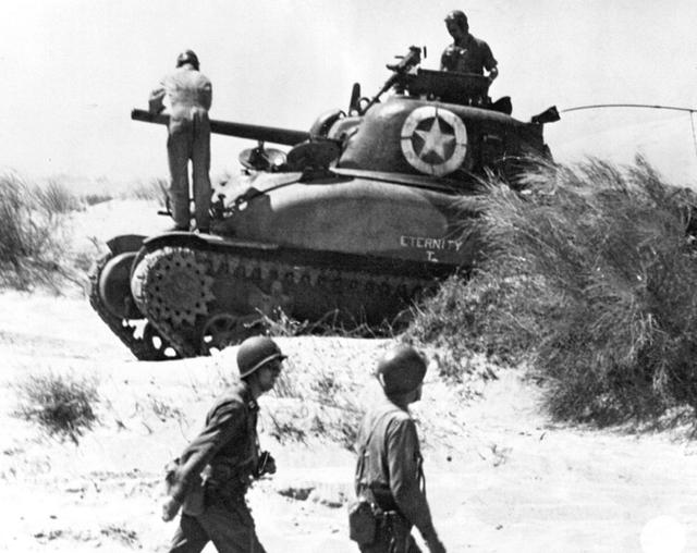 盟军在地中海的反攻，扑向轴心国的哈士奇，如