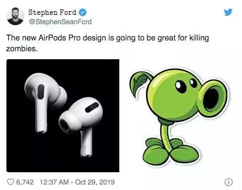 外观丑出天际！苹果最贵降噪耳机AirPods Pro发布