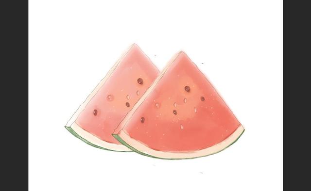 手绘西瓜教程——电脑ps手绘
