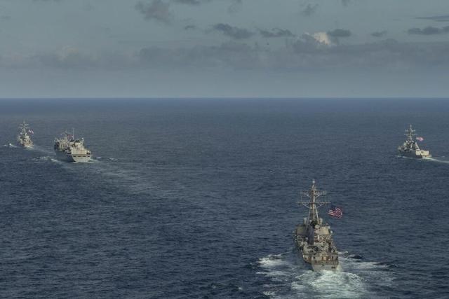 谁说美军不敢对俄罗斯搞自由航行，大批战舰聚