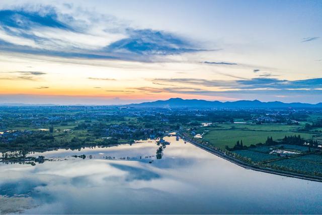 之镜|南京天空之镜石臼湖 这才是碧水共长天一色