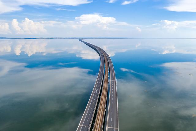 之镜|南京天空之镜石臼湖 这才是碧水共长天一色