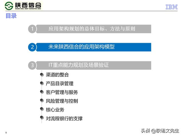 IBM咨询公司客户案例：110页业务发展与IT建设统-规划项目