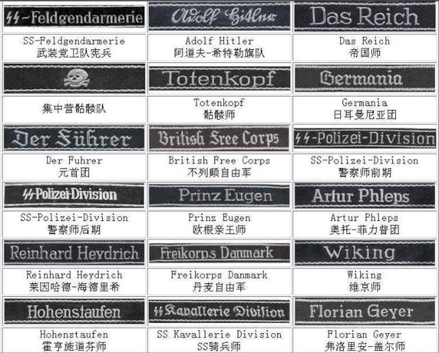 二战德军的袖带有何讲究？荣誉和精英部队的标志，对手看见绕着走