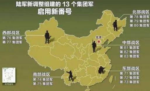 中国五大战区划分图