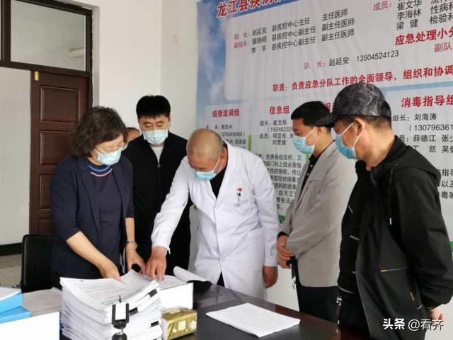 黑龙江省卫健委第十三督导组到龙江县检查工作