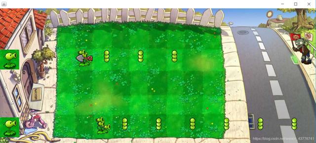 用Java写一个植物大战僵尸简易版