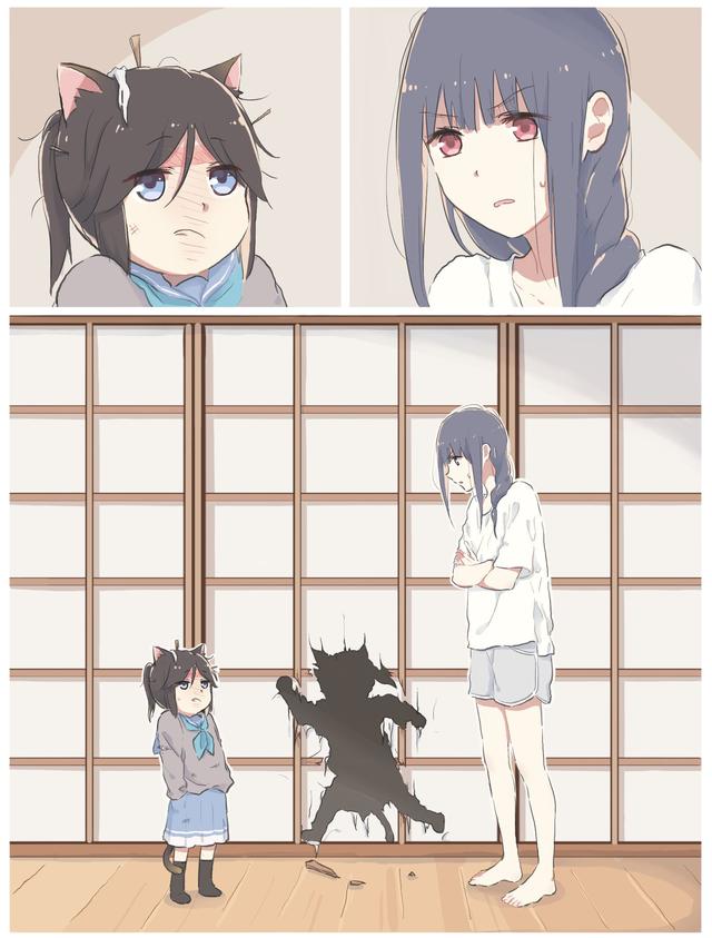 畫師畫出了和貓咪女兒的日常，作品背後其實是一部京阿尼動畫電影