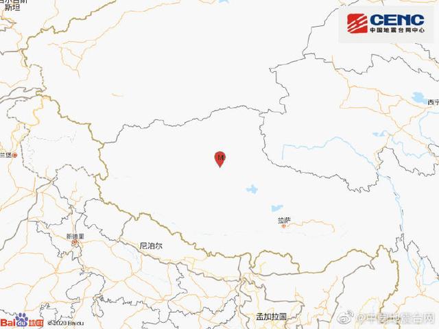 两次|西藏那曲两次地震 震源深度10千米