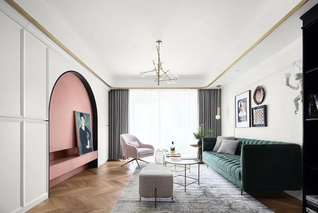 125㎡五口人同住竟然零杂物，家里美得像度假宫殿