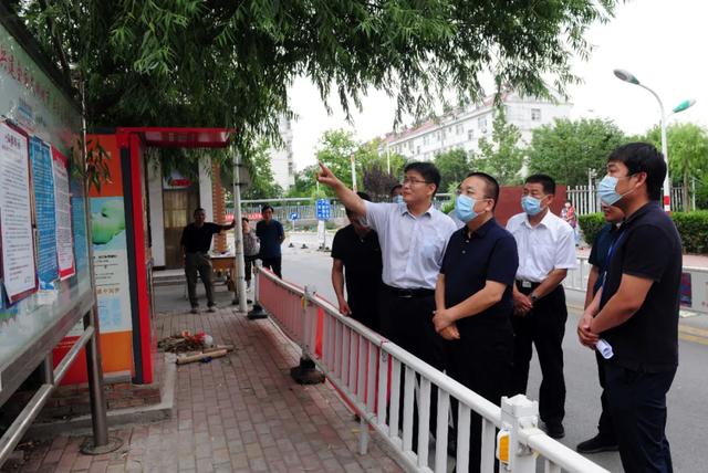 赵永生同志到滨城区梁才街道办事处督导文明城市创建工作