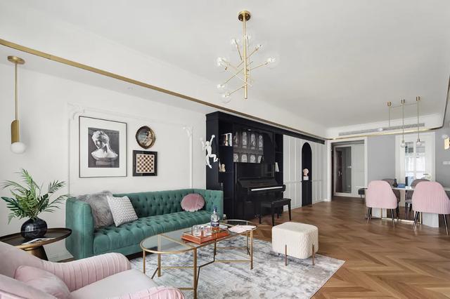 125㎡五口人同住竟然零杂物，家里美得像度假宫殿