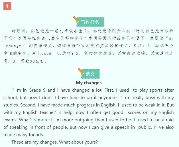 图片[2]-送你一套写作高分模板！初中英语书面表达范文14篇，建议收藏-笑傲英语网