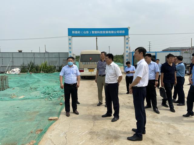 区委书记韩伟到济南新材料产业园区调研重点项目建设情况
