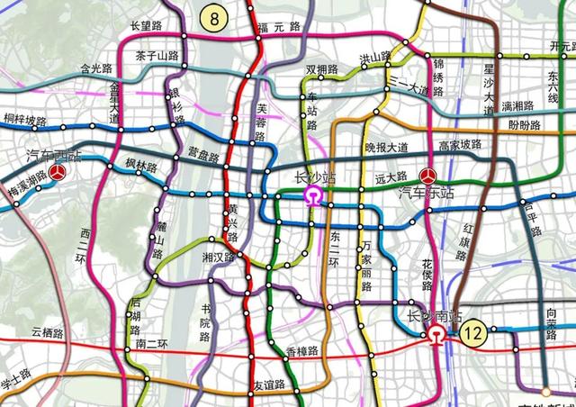长沙全网络地铁时代来临!剩下8条地铁大盘点