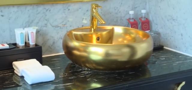 『纯金』越南24K纯金酒店 处处透这金灿灿的感