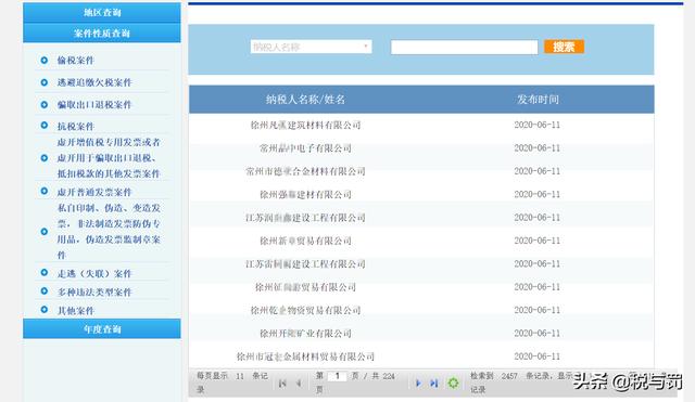江苏832家企业因虚开增值税专用发票被移送立案