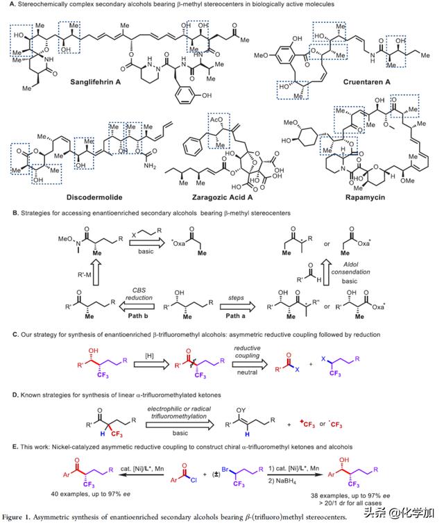 Jacs Enantioselective Synthesis Of Trifluoromethyl Secondary