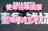 小灰灰使命召唤国服吃鸡模式它来了