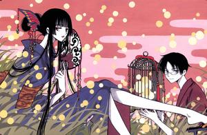 Glasses male god encounters goddess of big long le