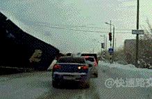 Miserable intense traffic accident uses a figure, 