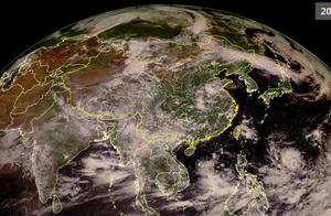 Satellite of wind and cloud is high-definition clo