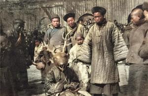 Photograph of chromatically of late clear old Beijing: The circle of grand Great Wall, broken the ca