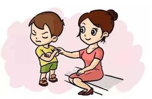 The child follows your complain tearfully, it is the mood reaction of instantly, the parent does not