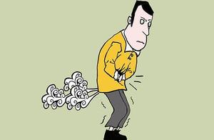 Fart is much, defecate returns not easy figuration, be how to return a responsibility? Backside reas