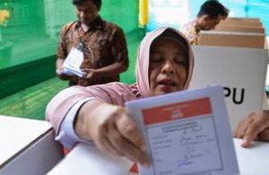 Indonesian general election 10 days, handiwork plan ticket 