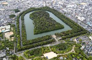 Japan " imperial tomb of Ren Detian emperor " wa
