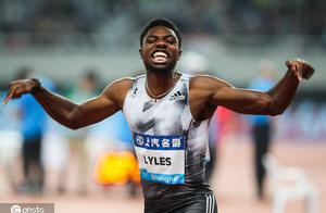 Diamond league matches Laiersi celebrates 100 meters of big fight wildly after winning contest Su Bi