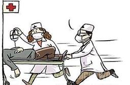 62 years old of women are tracheal difficulty of the breath that be blocked up is tumor ask for trou