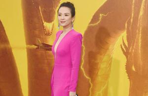 Zhang Ziyi is pink appearance of skirt body gentling and graceful! Can control this kind of Philisti