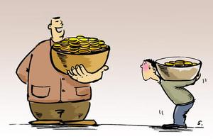 Difference of the rich and the poor is bigger, but be in progress and improvement all the time in, w