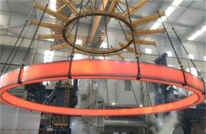China makes: The biggest stainless steel on the world is annular forging, weight achieves 150 tons