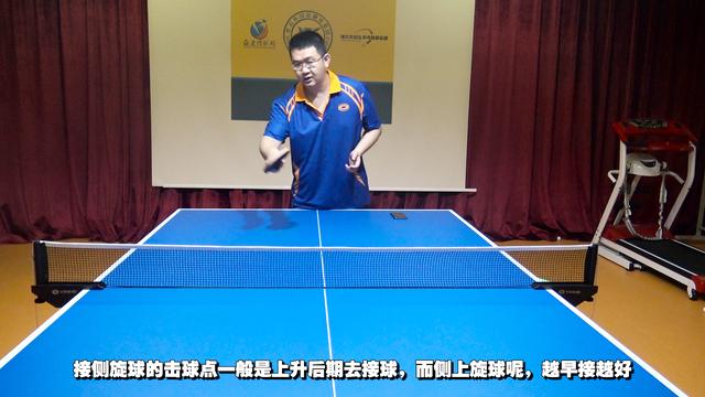 如何接侧上旋和上旋球