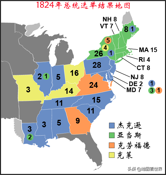 盘点美国历史上选举人票数最接近的五次选举